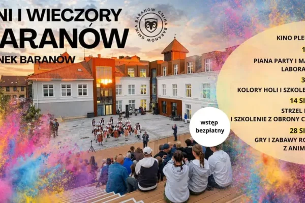 Pierwszy akcent lata w Baranowie – rodzinna zabawa 3 lipca na rynku