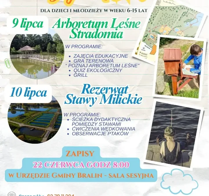 Wakacyjne wyjazdy z Gminą Bralin – zostały wolne miejsca!