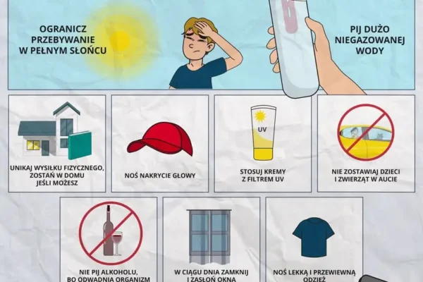 Ostrzeżenie IMGW: Upały od 25 do 27 czerwca – temperatura do 33°C