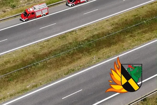 Rozlany olej na trasie S8 – interwencja strażaków z OSP Perzów