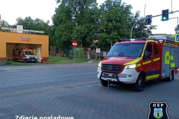 Pomoc ZRM w Joance – interwencja strażaków z OSP Słupia pod Kępnem