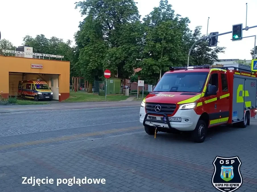 Pomoc ZRM w Joance – interwencja strażaków z OSP Słupia pod Kępnem