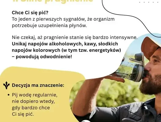 Nawodnienie kluczowe podczas upałów – jak rozpoznać odwodnienie?