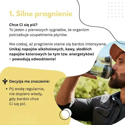 Nawodnienie kluczowe podczas upałów – jak rozpoznać odwodnienie?