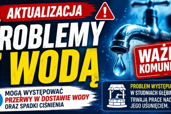 Problemy z wodą w gminie Rychtal – apel o oszczędzanie