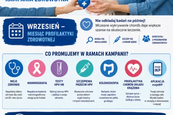 Rusza ogólnopolska kampania „Wrzesień – Miesiąc Profilaktyki Zdrowotnej”