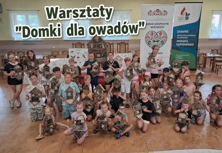 Warsztaty ekologiczne „Domki dla owadów” w Osinach za nami