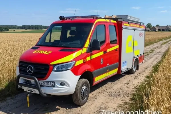 Przewrócone drzewo zablokowało drogę w Słupi pod Kępnem