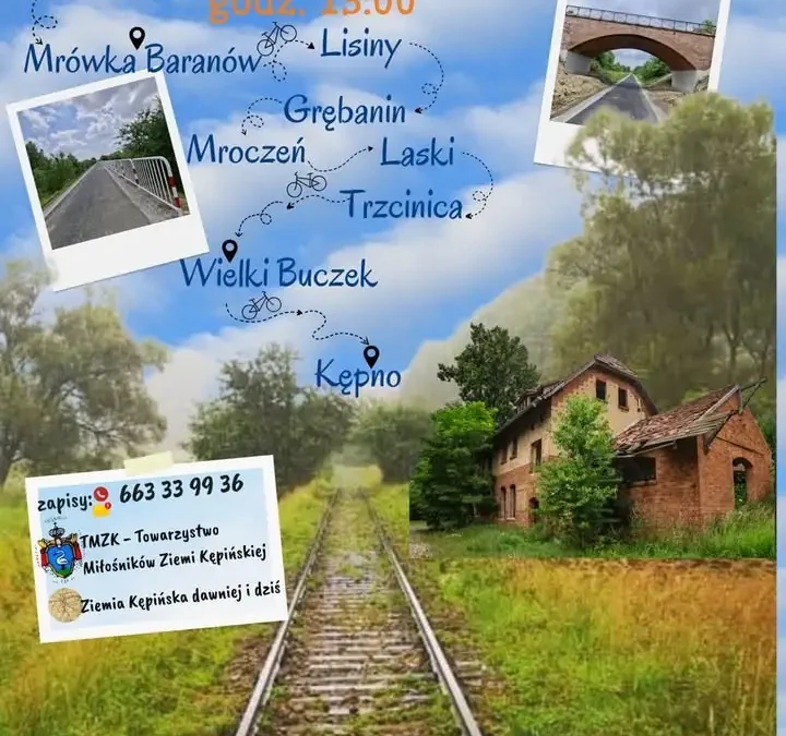 Rajd rowerowy śladem dawnej linii kolejowej nr 307 – zaproszenie na wycieczkę z historią