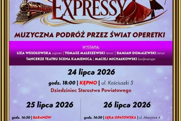 Operetka Wrocławska zawita do Powiatu Kępińskiego – cykl plenerowych koncertów od 24 lipca