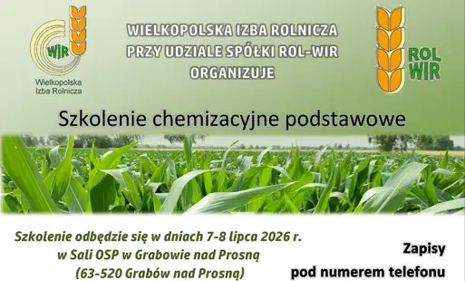 Szkolenie Wielkopolskiej Izby Rolniczej w Grabowie nad Prosną