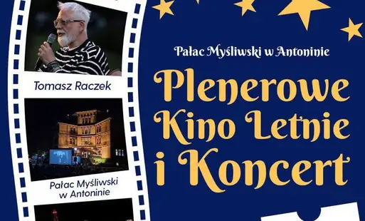 Plenerowe kino i koncert w Antoninie już 25 lipca