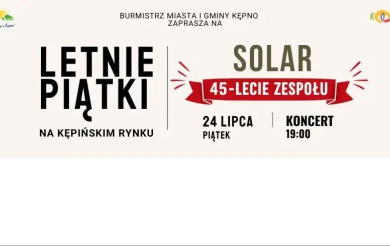 Letnie Piątki na Kępińskim Rynku – koncert z okazji 24-lecia zespołu MBA TT