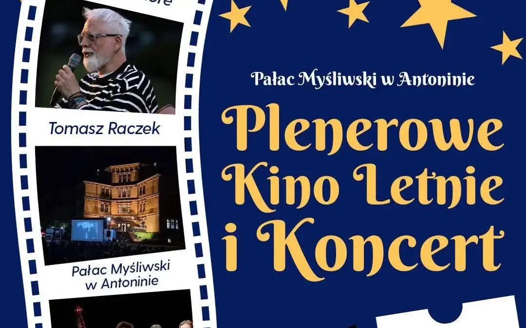 Plenerowe kino i koncert w Antoninie już 25 lipca