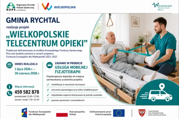 Mobilna fizjoterapia dla seniorów w Rychtalu – rusza nowy program
