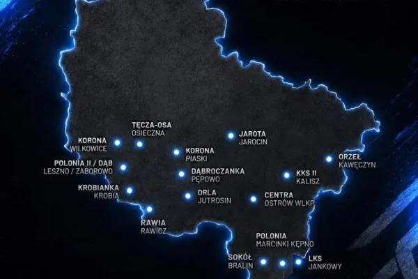 Mapa 5. Ligi Wielkopolskiej III na sezon 2026/27 – poznaj wszystkich uczestników