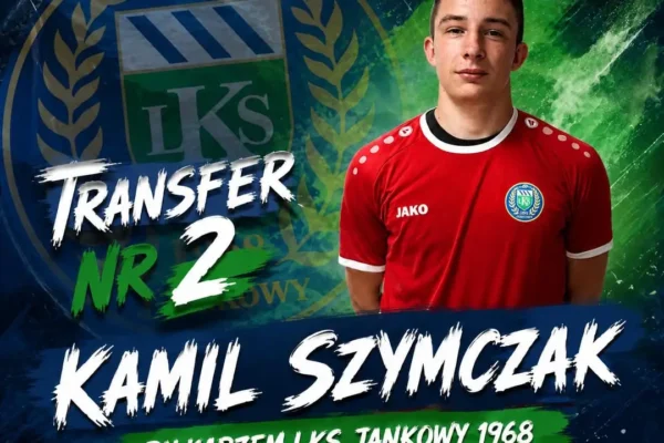 Kamil Szymczak nowym bramkarzem LKS Jankowy 1968