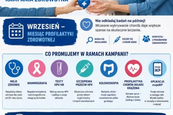 Rusza ogólnopolska kampania „Wrzesień – Miesiąc Profilaktyki Zdrowotnej”