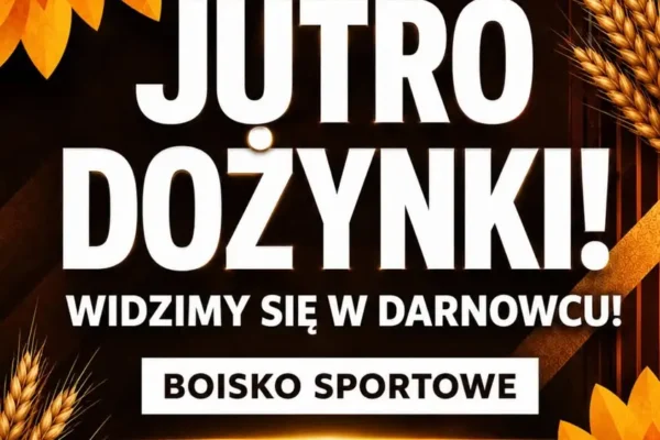 Gminne Dożynki 2026 w Darnowcu – już jutro! Sprawdź szczegóły