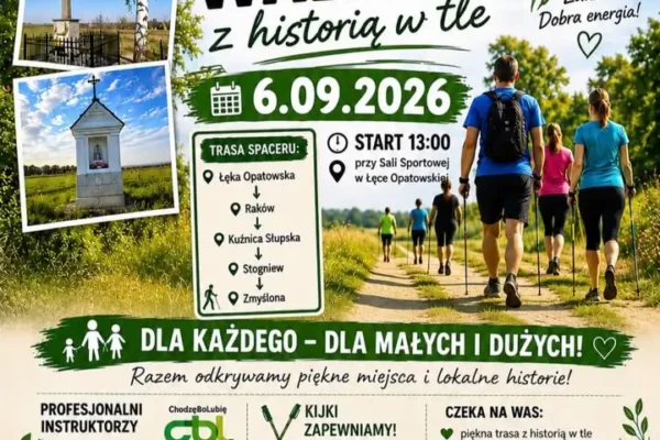 KGW Zmyślona Słupska zaprasza na Nordic Walking z historią w tle