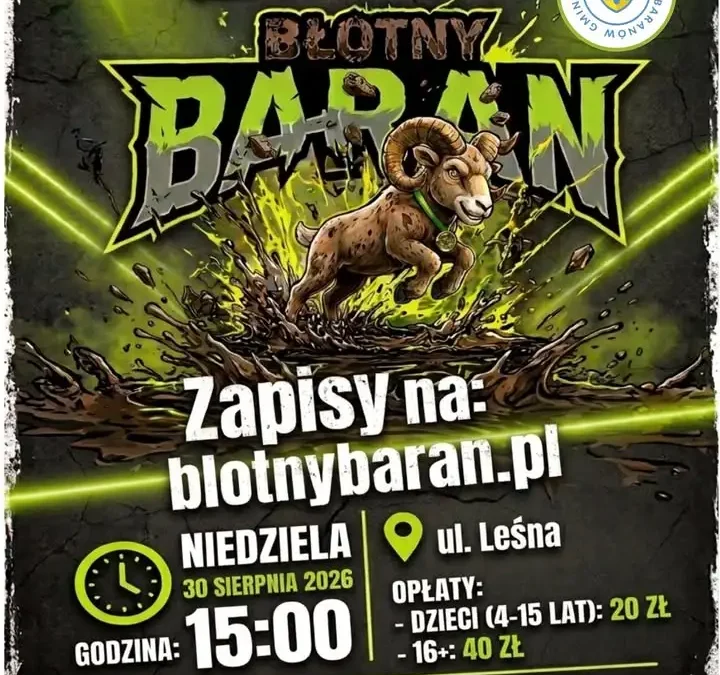 Błotny Baran – pierwszy bieg z przeszkodami w regionie już 30 sierpnia w Słupi pod Kępnem