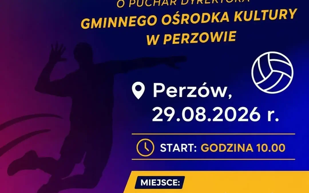 Turniej siatkówki plażowej w Perzowie – zapisy trwają!