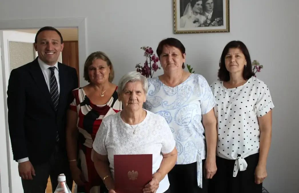 90. urodziny Pani Heleny Jańskiej w Gminie Bralin