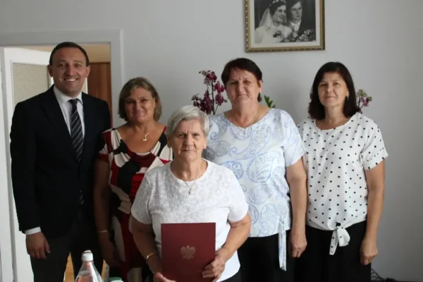 90. urodziny Pani Heleny Jańskiej w Gminie Bralin
