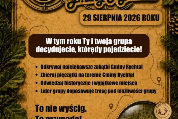8. Wielka Pętla Gminy Rychtal – rajd w formie gry terenowej już 29 sierpnia