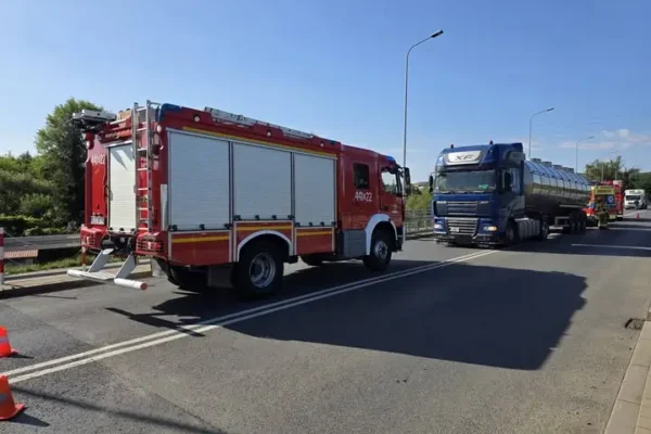 Tragiczny wypadek na moście w Jaśle: potrącona piesza nie przeżyła