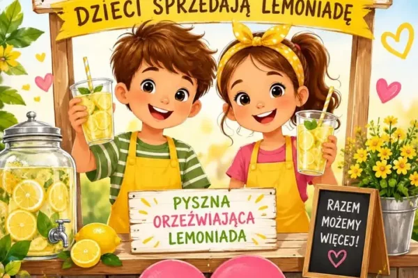 Lemoniada dla Mariusza: dzieci z Perzowa zebrały 803 złote