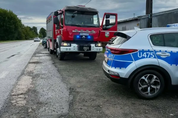 OSP Bralin uwolniło psa uwięzionego przy ul. Wrocławskiej