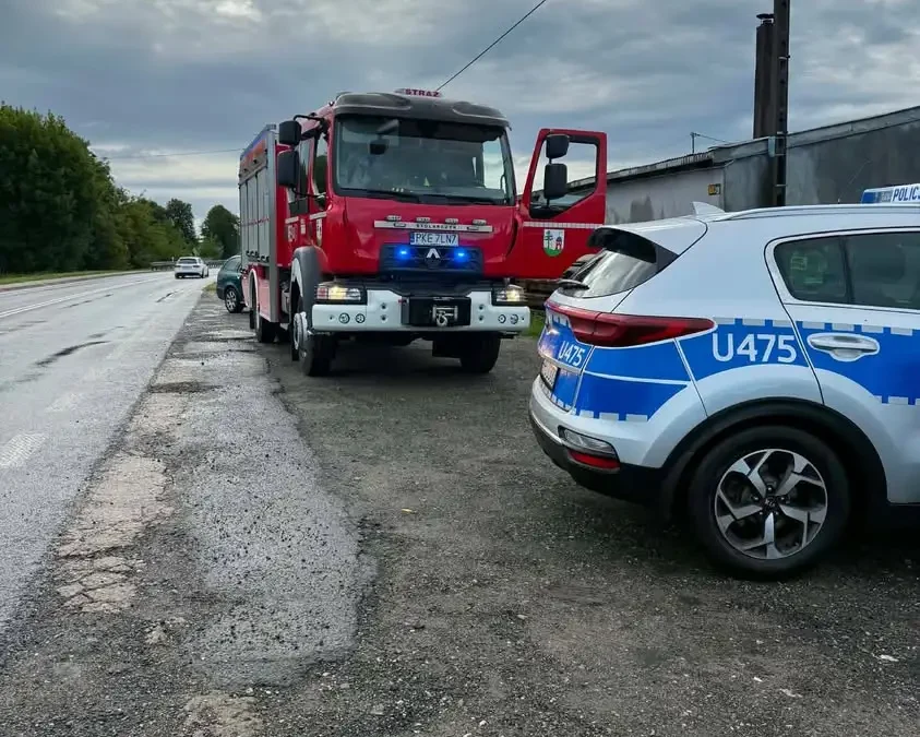 OSP Bralin uwolniło psa uwięzionego przy ul. Wrocławskiej