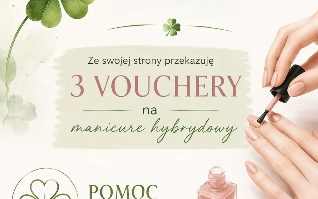 Gabinet kosmetyczny wspiera zbiórkę dla Mariusza – vouchery na manicure podczas festynu w Perzowie