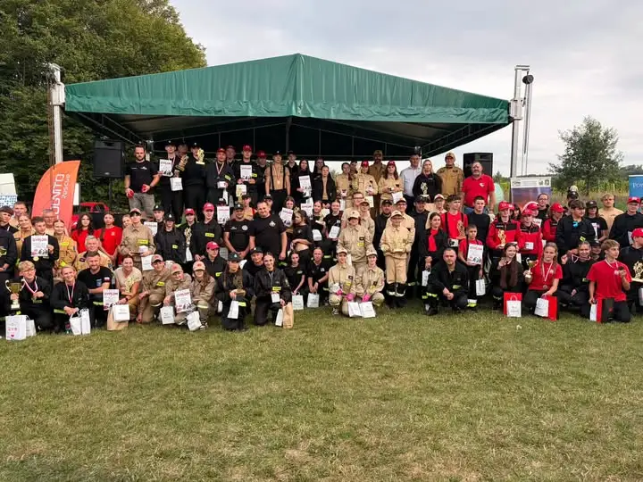 Młodzieżowa Drużyna Pożarnicza z Trzcinicy rywalizowała w zawodach pierwszej pomocy w Harcie