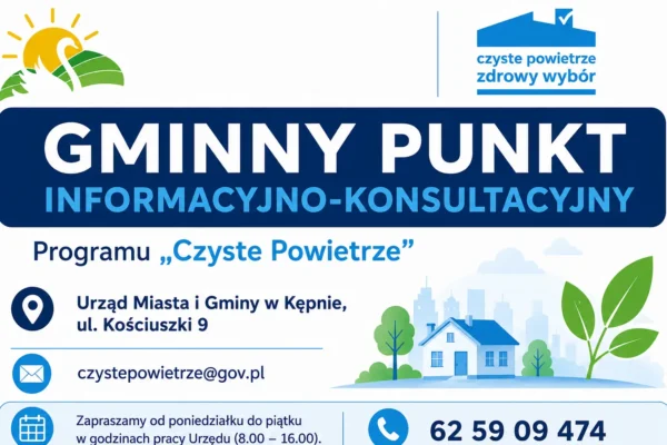 Kępno w czołówce programu Czyste Powietrze – ponad 13 mln zł dotacji dla mieszkańców