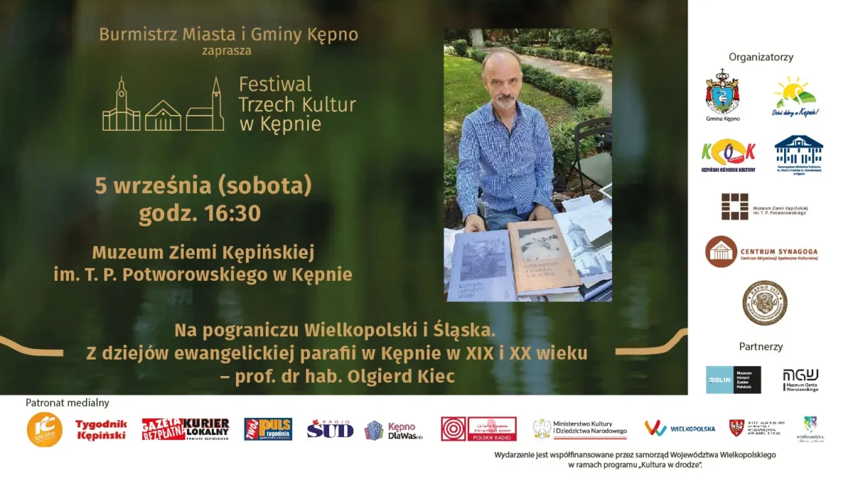 Festiwal Trzech Kultur w Kępnie: warsztaty kaligrafii i wykład o ewangelikach