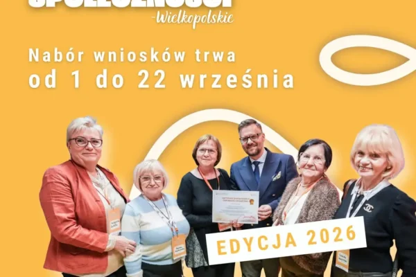 Konkurs „Moc Małych Społeczności” – do 10 tys. zł dla organizacji z Wielkopolski