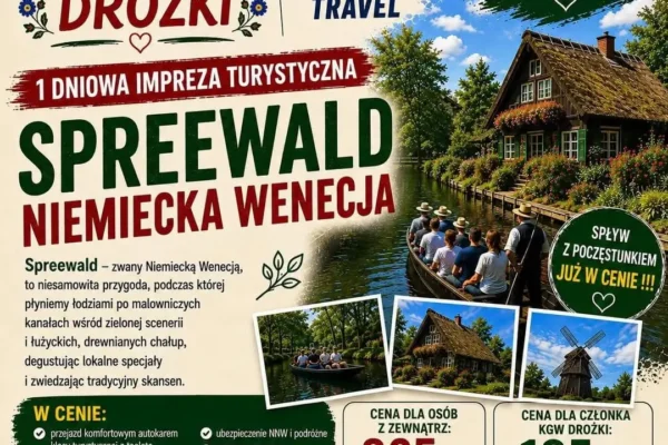 KGW Drożki zaprasza na wycieczkę do Spreewaldu – niemieckiej Wenecji