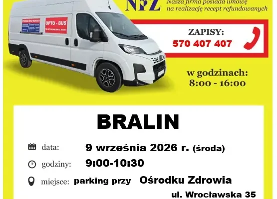 Bezpłatne badanie wzroku w Bralinie – zapisy trwają