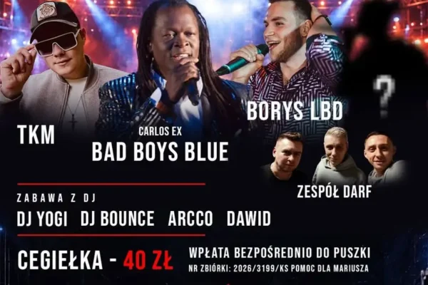 Perzów: charytatywny koncert dla Mariusza z gwiazdą Bad Boys Blue