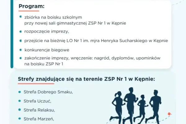 Bieg integracyjny „Goń Marzenia” w Kępnie – zaproszenie na poniedziałek