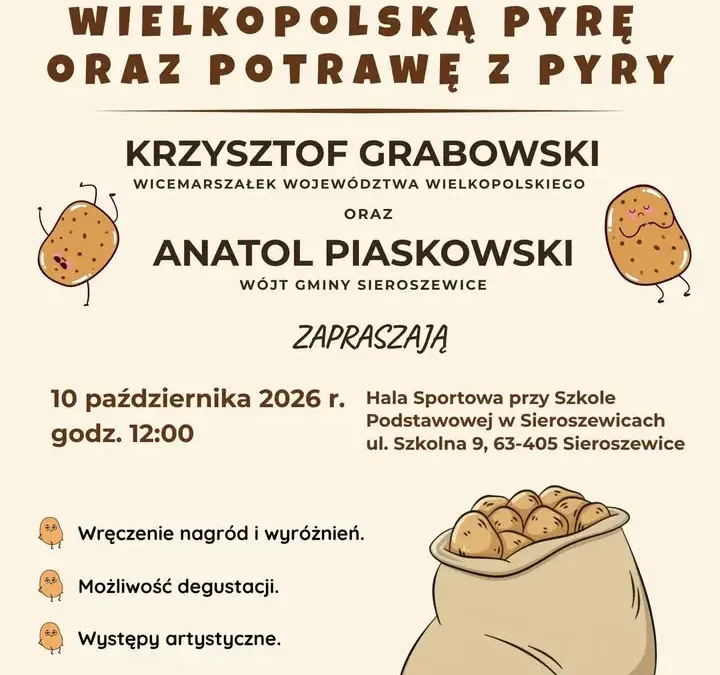 Finał konkursu na największą wielkopolską pyrę i potrawę z pyry w Sieroszewicach