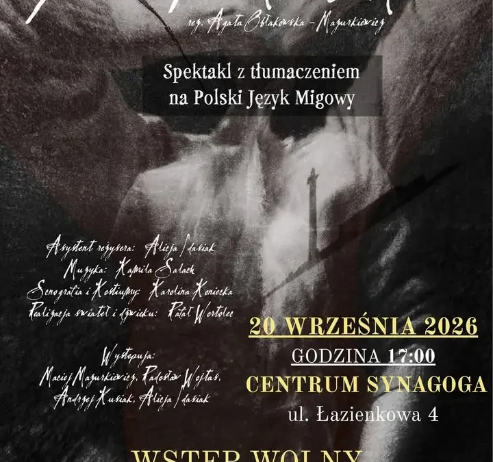Spektakl „400 stopni do obłędu” w Centrum Synagoga w Kępnie