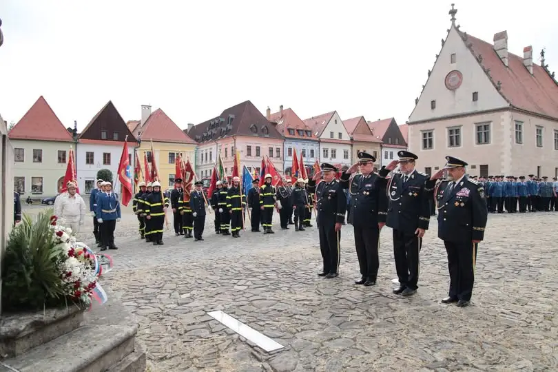 Strażacy z Trzcinicy na jubileuszu słowackich druhów w Bardejovie