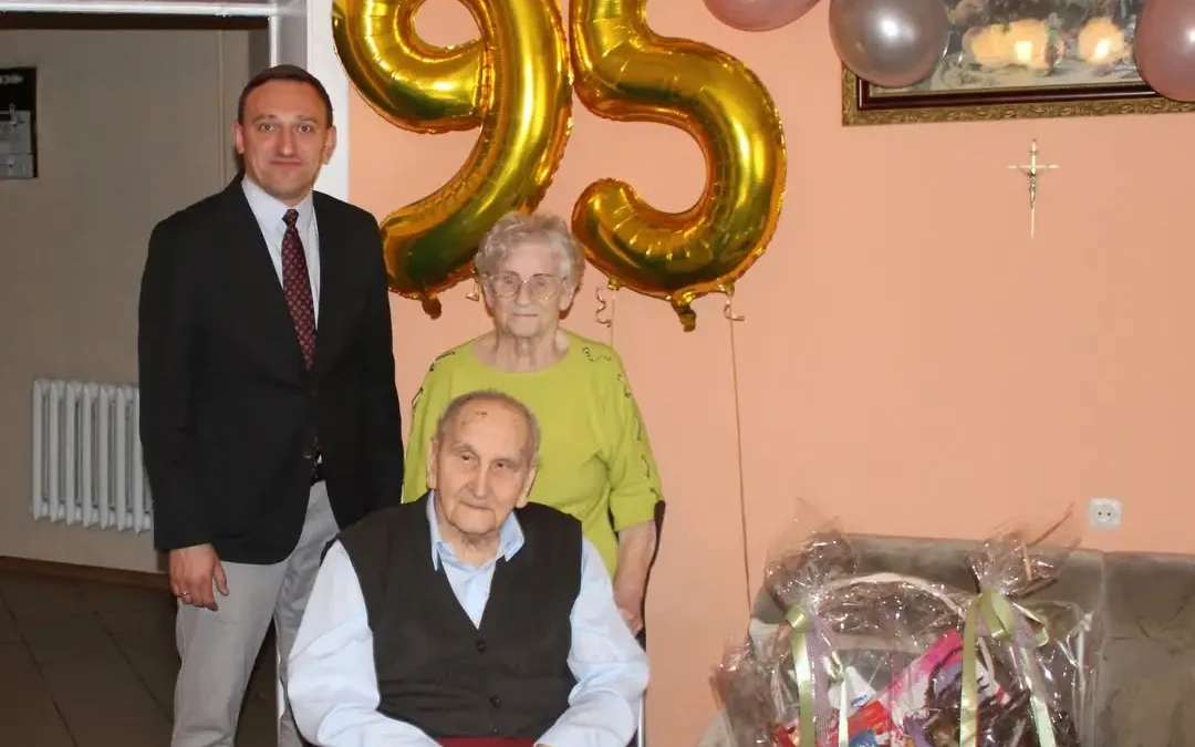 95. urodziny Pana Bolesława Wróbla – wyjątkowy jubileusz w Gminie Bralin