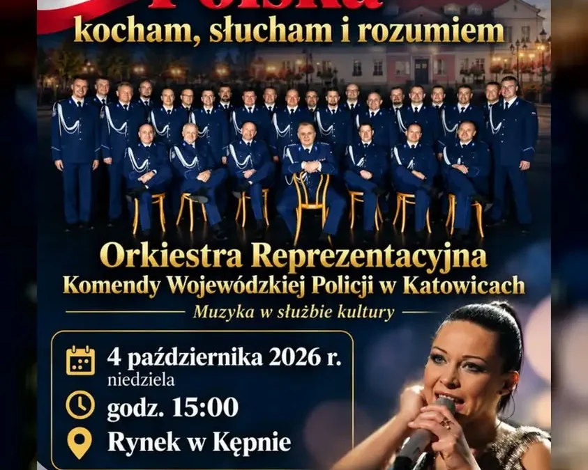 Koncert „Polska – kocham, słucham i rozumiem” na Rynku w Kępnie