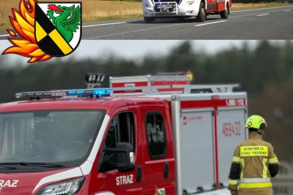 Kolizja dwóch pojazdów w Kozy Wielkiej — interweniowały służby z Kępna