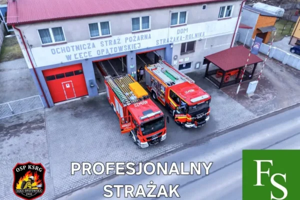 OSP Leka Opatowska z maksymalnym dofinansowaniem na hełmy strażackie