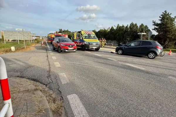 Kolizja drogowa w Chojęcinie-Szumie. Interweniowały służby z Kępna i Bralina